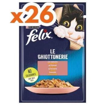 Felix Pouch Le Ghiottonerie Somonlu Yaş Kedi Maması 85 Gr - 26 AL 24 ÖDE