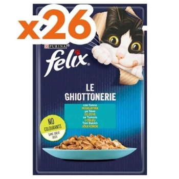 Felix Pouch Le Ghiottonerie Ton Balıklı Yaş Kedi Maması 85 Gr - 26 AL 24 ÖDE