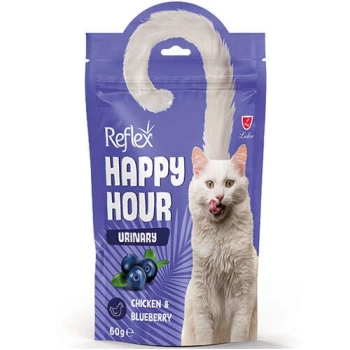 Happy Hour Tavuk ve Yaban Mersini İdrar Sağlığı Kedi Ödülü 60 Gr