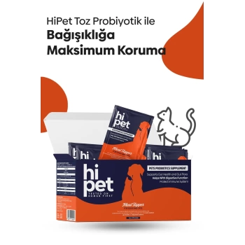 Hipet Toz Probiyotik Kedi Köpek Sindirim Sistemi Düzenleyici 2 Gr. - 30 ADET