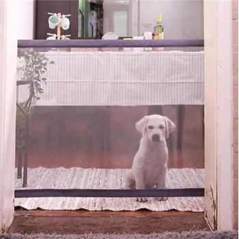 Katlanabilir İç Mekan Köpek Güvenlik Bariyeri Tel Çit 72x180 cm