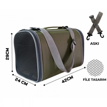LaVista Fileli Flybag Kedi Köpek Taşıma Çantası