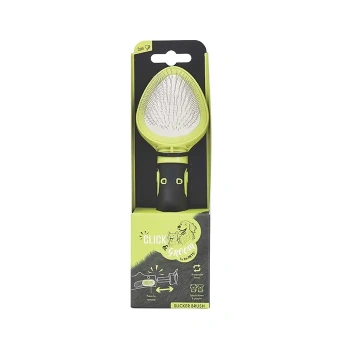 M-Pets Click And Groom Kedi ve Köpekler için İnce Telli Fırça