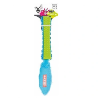 M-Pets On/Off Funsty Köpekler İçin Kauçuk Oyuncak Mavi-Yeşil