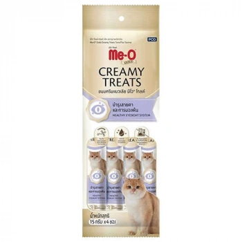 Me-O Gold Creamy Ton Balıklı Ve Taurinli Sıvı Kedi Ödül Maması 60 Gr ( 4 x 15 Gr )