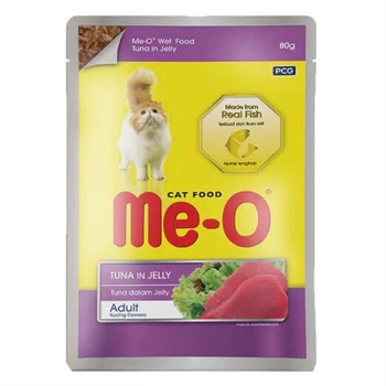 Me-O Ton Balıklı Jöleli Yaş Kedi Maması 80 Gr