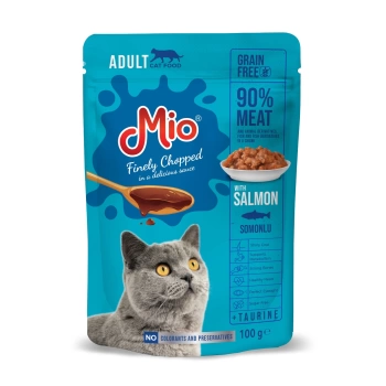 Mio Kedi Pouch Yaş Ödül Maması Somonlu 100 Gr