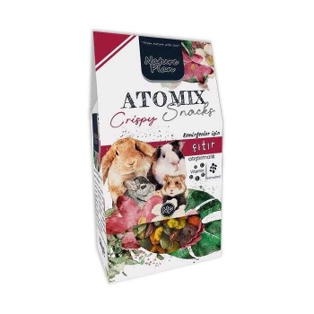 Nature Plan Atomix Snacks Extrude Kemirgenler Için Kekikli Atıştırmalık 250 Gr