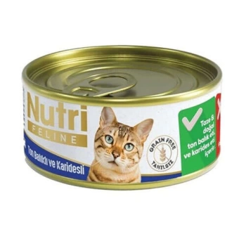 Nutri Feline Tahılsız Ton Balıklı Karidesli Kedi Konservesi 85 Gr