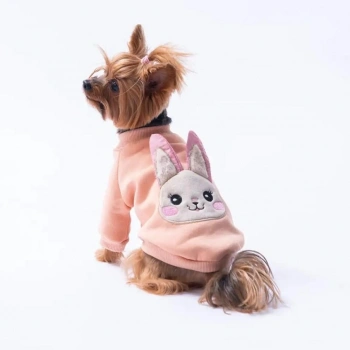 Pawstar Pembe Dublin Hopper Polarlı Küçük Irk Köpek Sweatshirt