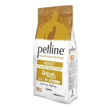 Petline Super Premium Delicate Tavuklu Yetişkin Kedi Maması 1.5 Kg