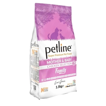 Petline Super Premium Family Yavru ve Anne Kedi Maması Tavuklu 1.5 Kg