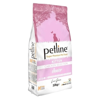 Petline Super Premium Junior Tavuklu Yavru Kedi Maması 10 Kg