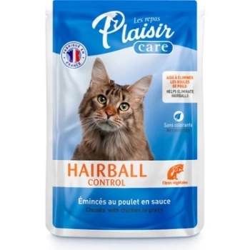 Plaisir Hairball Care Tüy Yumağı Azaltıcı Tavuklu Pouch Yaş Kedi Maması 85 Gr