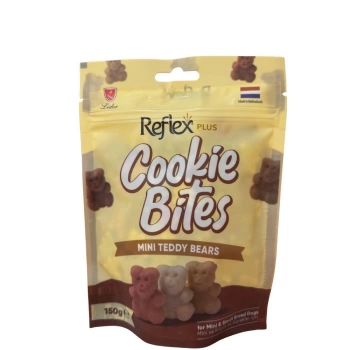 Reflex Plus Cookie Bites Mini Teddy Bears Küçük Irk Köpek Ödül Maması 150 Gr