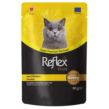 Reflex Plus Pouch Gravy Tavuklu Soslu Kedi Yaş Maması 85 Gr