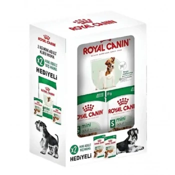 Royal Canin Mini Adult Yetişkin Küçük Irk Yetişkin Köpek Maması 2 Kg + 2 Adet Mini Adult Yaş Mama 85 Gr HEDİYELİ!
