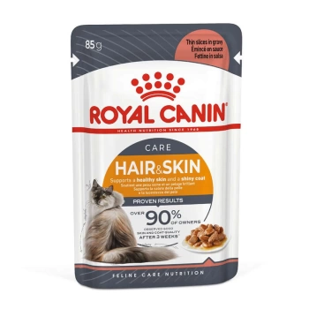 Royal Canin Pouch Gravy Hair Skin Hassas Tüylü Yaş Kedi Maması 85 Gr