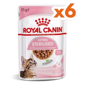 Royal Canin Pouch Gravy Kitten Sterilised Yaş Yavru Kısır Kedi Maması 85 Gr - 6 AL 5 ÖDE