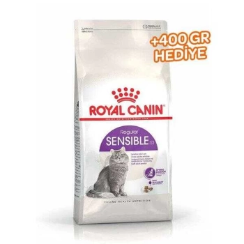 Royal Canin Sensible 33 Hassas Sindirimi Olan Kediler İçin Mama 400 gr +400 Gr Hediyeli