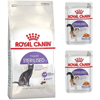 Royal Canin Sterilised Tavuklu Yetişkin Kedi Maması 2 Kg + 2 Adet Sterilised Yaş Mama HEDİYELİ!