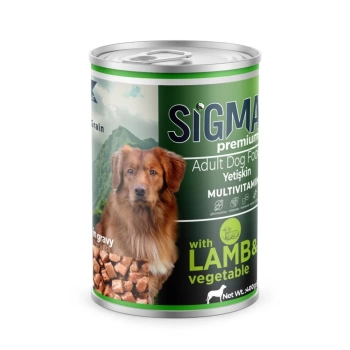 Sigma Premium Kuzu Etli Köpek Konservesi 400 Gr