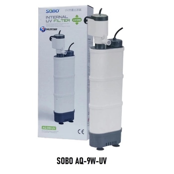 Sobo Akvaryum Su Pompası UV Lambalı 8W. 600 LT/SAAT AQ-9W-UV