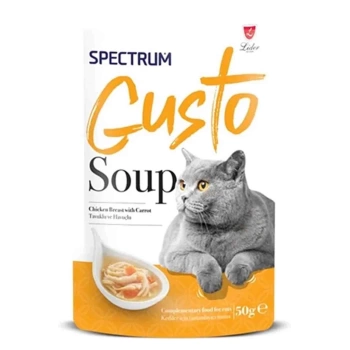 Spectrum Gusto Tavuklu ve Havuçlu Kedi Çorbası 50 Gr
