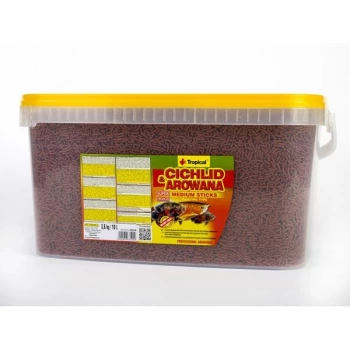 Tropical Cichlid Arowana Medium Sticks Balık Yemi 100 Gram- Açık Paket