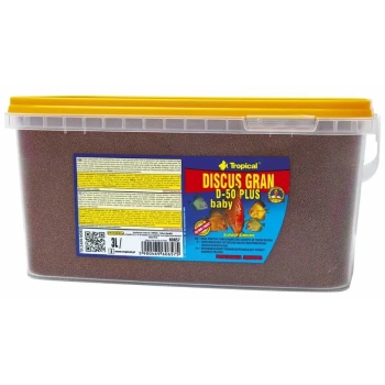 Tropical Discus Gran D-50 Plus Baby Discus Yavru Balık Yemi 50 Gram - Açık Paket