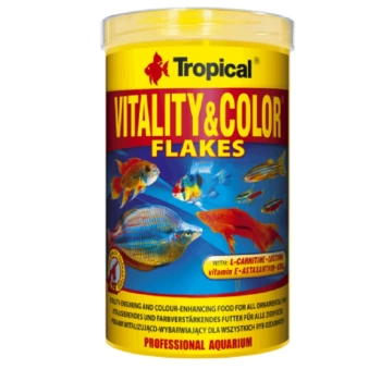 Tropical Vitality Colour Flakes Hormonsuz Pul Balık Yemi 100 ml 20 GR