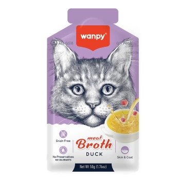 Wanpy Kediler İçin Ördek Etli Kedi Çorbası 50 gr