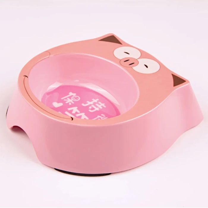 Bobo Kedi Köpek Mama Su Kabı BO-3146A5 270 ML Pembe