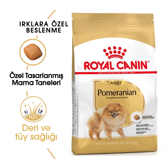 Royal Canin BOX Pomeranian Köpek Irk Maması 1.5 Kg + 2 Adet Royal Canin Pomeranian 85 Gr Yaş Mama