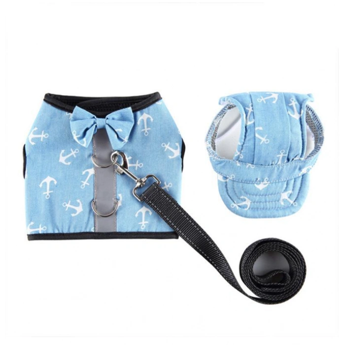 Köpek Yelek Gezdirme Elbisesi + Şapka Medium