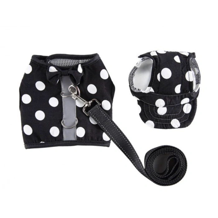 Köpek Yelek Gezdirme Elbisesi + Şapka Medium