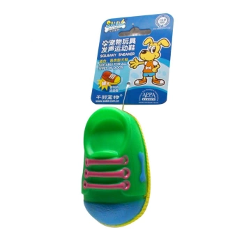 Soleil Plastik Öten Ayakkabı Köpek Oyuncağı V9614 10 cm