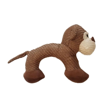Maymun Figürlü Peluş Sesli Köpek Oyuncağı 25 Cm