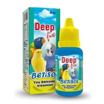 Deep Fix Betisol Kuşlar İçin Tüy Dökülmesine Karşı Vitamin 30 ml.