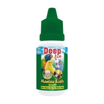 Deep Fix Mantax-Scaly Kuşlar İçin Mantar Solüsyonu 20 ml.