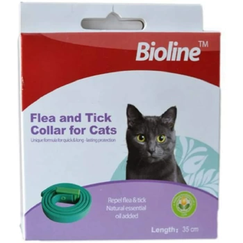 Bioline Bitkisel Kedi Pire Tasması 35 cm