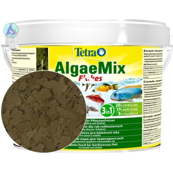 Tetra Algae Mix Flakes Pul Balık Yemi 50 Gram - Açık Paket