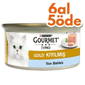 Gourmet Gold Kıyılmış Ton Balıklı Kedi Konservesi 85 Gr - 6 Al 5 Öde