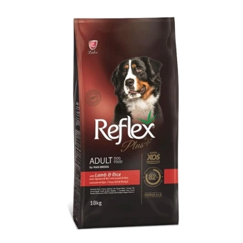 Reflex Plus Büyük Irk Kuzu Etli Köpek Maması 18 Kg