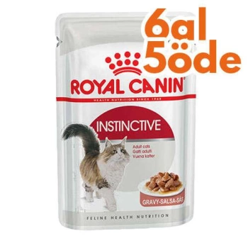 Royal Canin Gravy Soslu Instinctive Yaş Kedi Maması 85 Gr - 6 Al 5 Öde