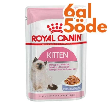 Royal Canin Jelly Kitten Yaş Yavru Kedi Maması 85 Gr - 6 Al 5 Öde