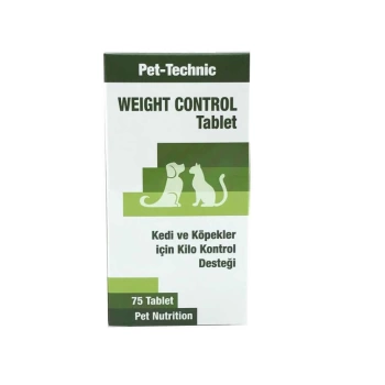 Pet-Technic Weight Control Kedi Köpek Kilo Kontrol Desteği 75 Tablet