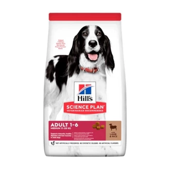 Hills Adult Kuzu Etli Orta Irk Yetişkin Köpek Maması 14 Kg