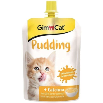 GimCat Sütlü Kalsiyum İlaveli Kedi Ödül Pudingi 150 Gr.