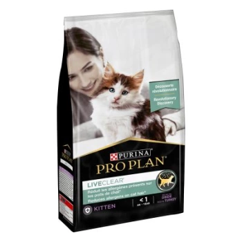 ProPlan LiveClear Kitten Hindi Etli Alerjen Azaltan Yavru Kedi Maması 1.4 Kg